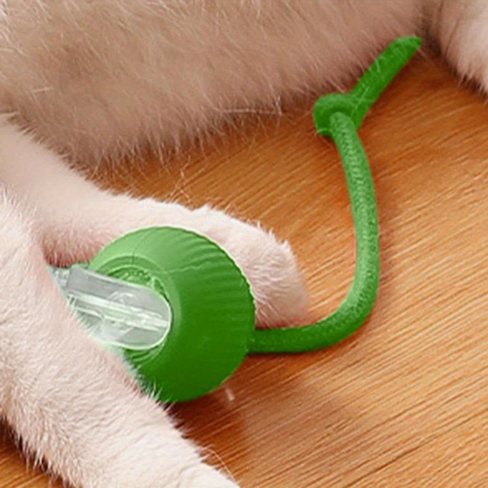 Interactive Rolling Mouse Toy for Cats
