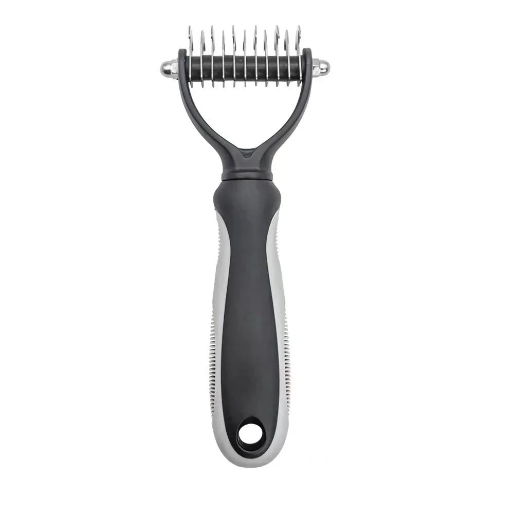 2-in-1 Pet Deshedding & Dematting Brush