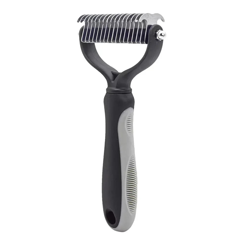 2-in-1 Pet Deshedding & Dematting Brush