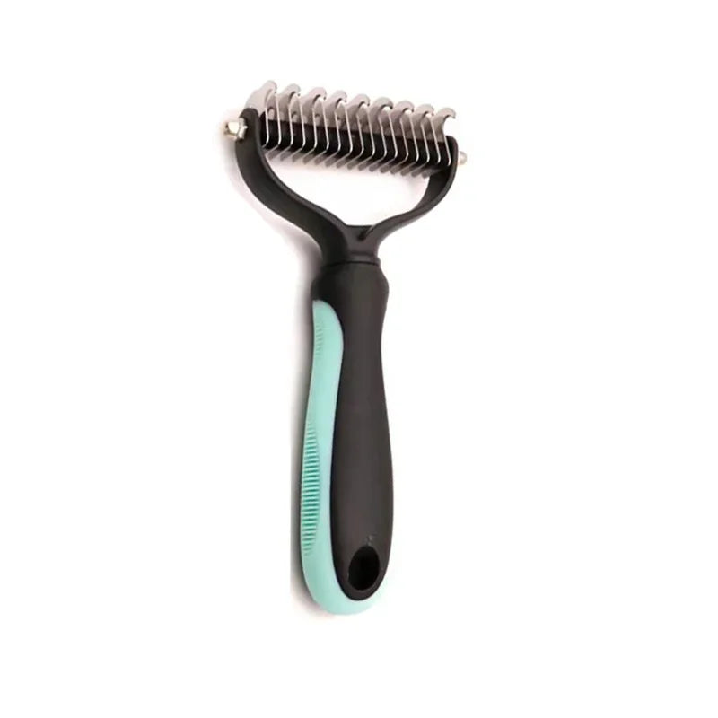 2-in-1 Pet Deshedding & Dematting Brush
