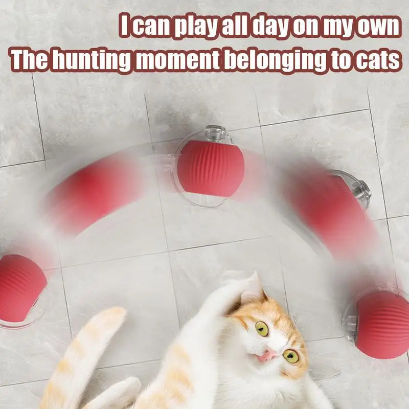 Interactive Rolling Mouse Toy for Cats