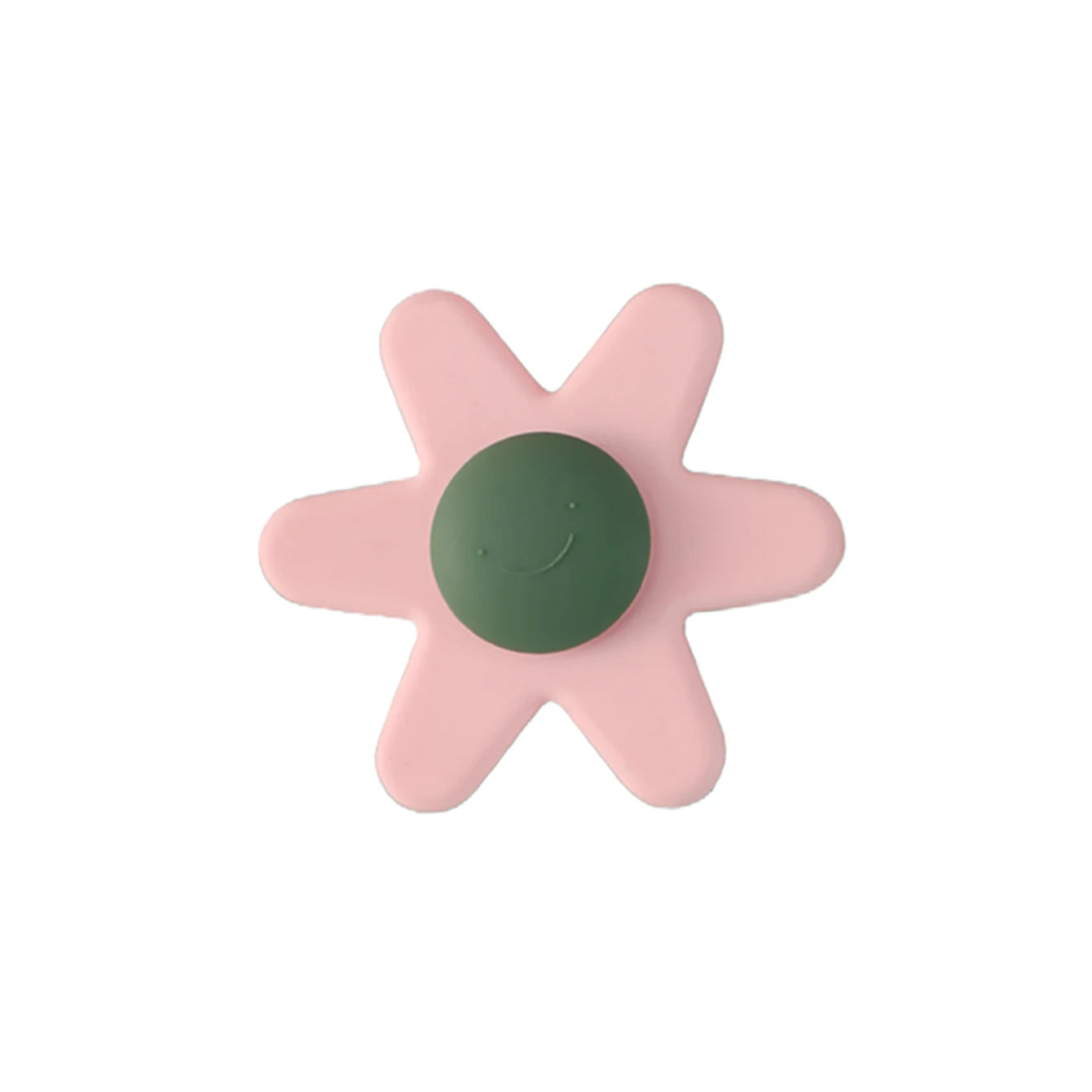 Silicone Flower Baby Teether & Sensory Suction Toy