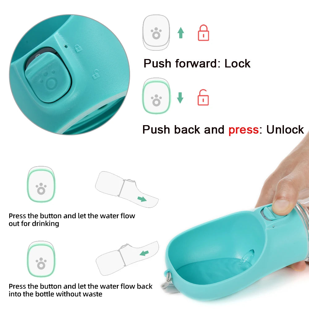 Portable Dog Travel Water Bottle