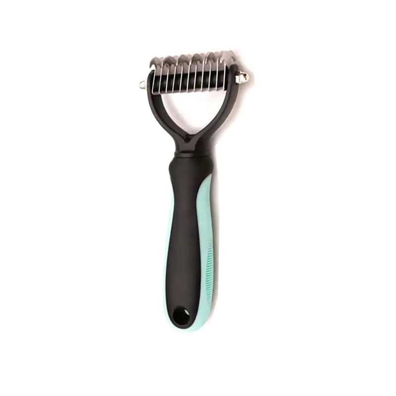 2-in-1 Pet Deshedding & Dematting Brush