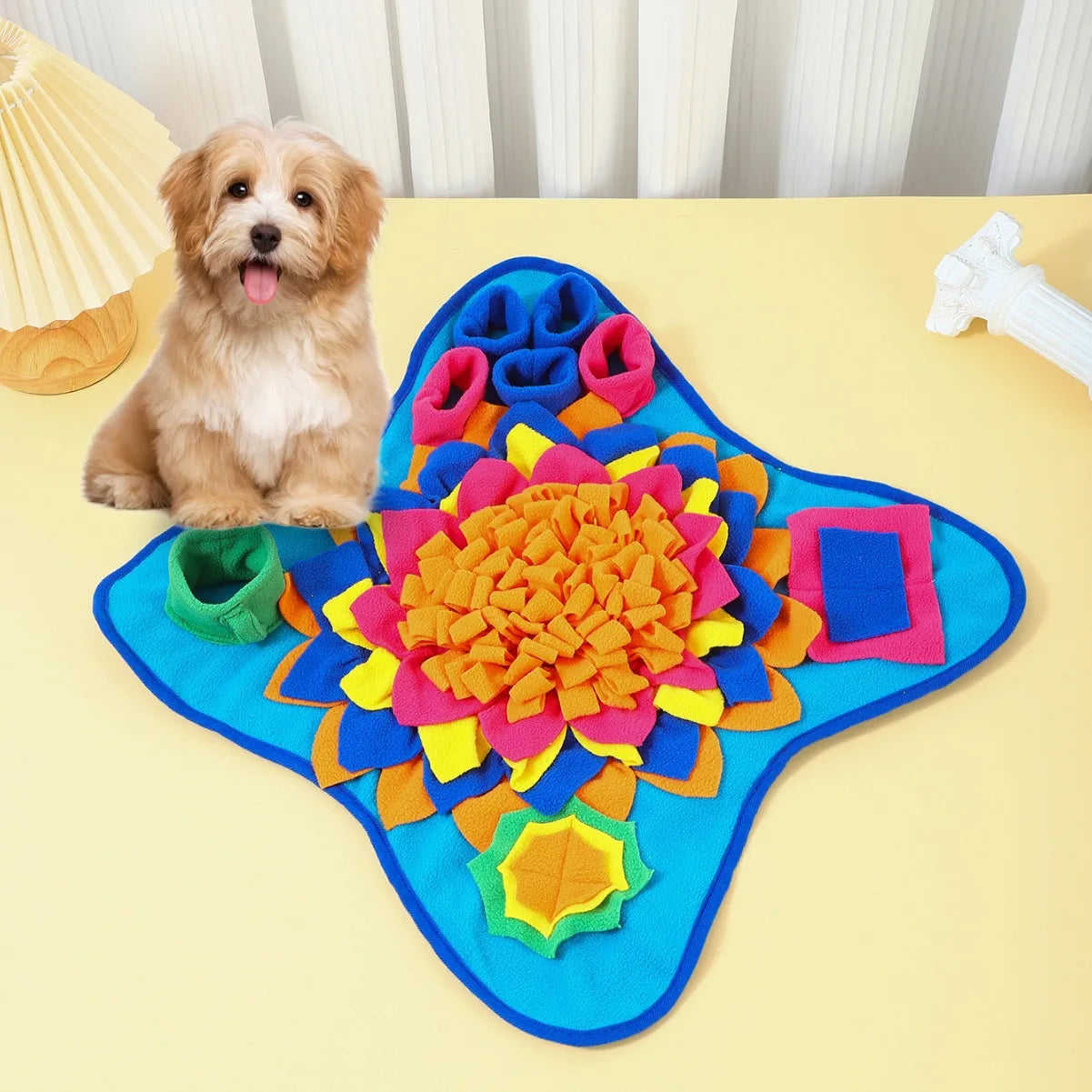 Interactive Dog Snuffle Mat – Mental Stimulation & Anxiety Relief Toy