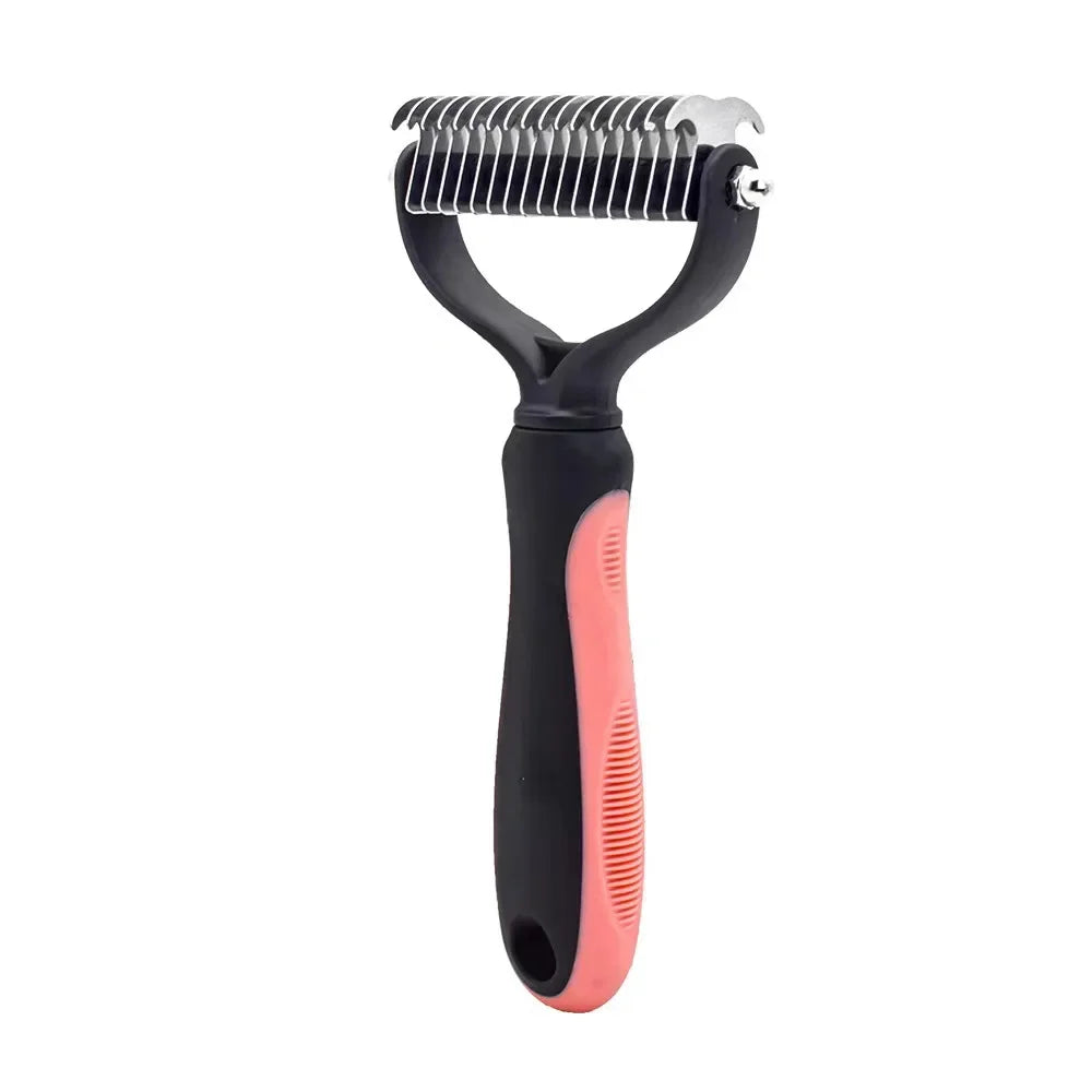 2-in-1 Pet Deshedding & Dematting Brush