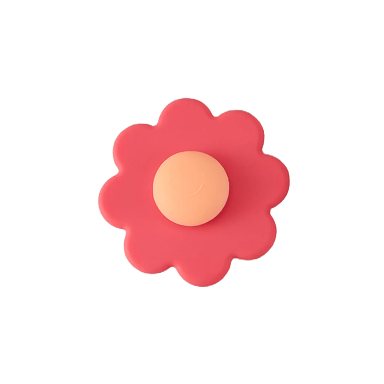 Silicone Flower Baby Teether & Sensory Suction Toy