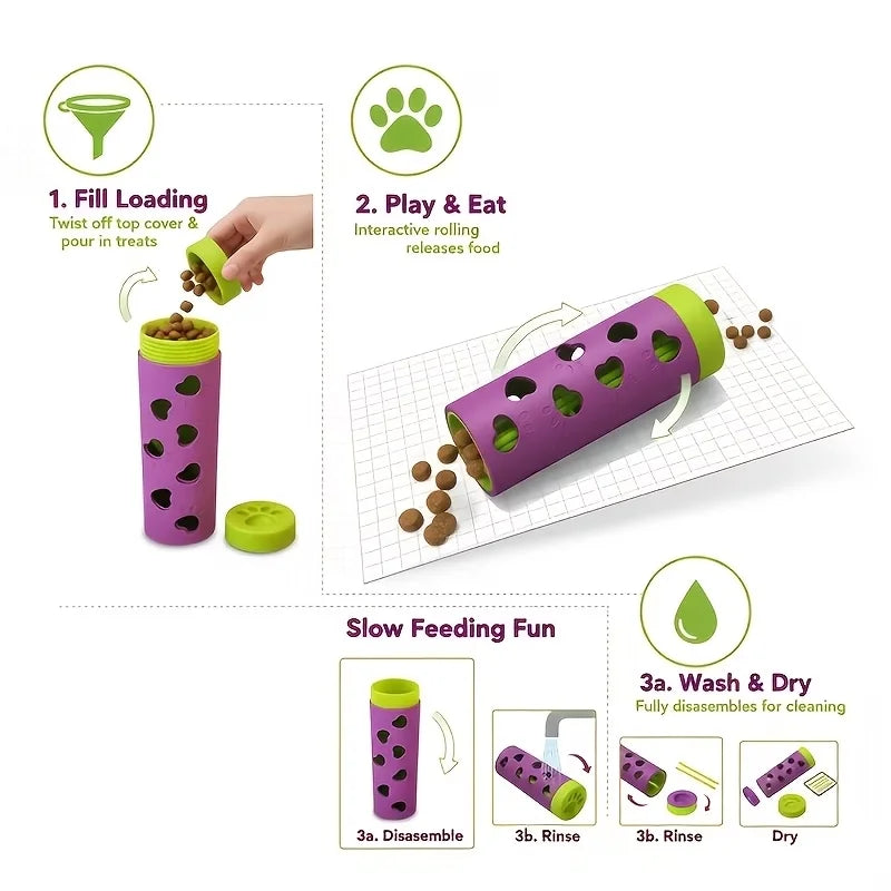 Interactive Treat Dispensing Dog Toy